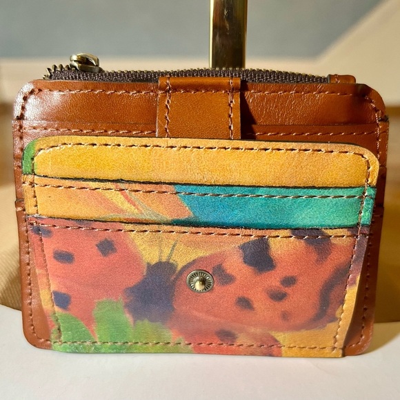 Patricia Nash Handbags - NWT Patricia Nash Cassis Leather ID Wallet- Watercolor Butterfly